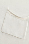 SWAYING 24 Early Autumn Silk Round Neck Short Sleeve Top T-shirt SW-SW24PF1T21-BAI White 820682343252